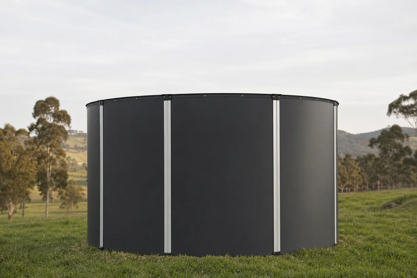 MyTankCo 10,000L round modular water tank